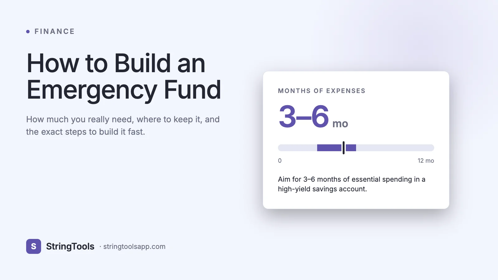 How to Build an Emergency Fund: How Much, Where to Keep It & How Fast — cover