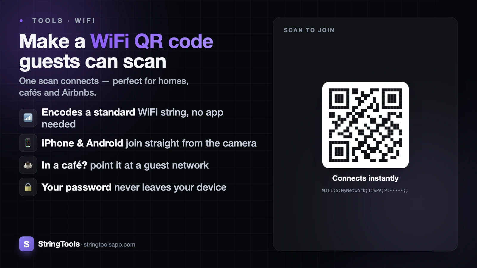 How to Make a WiFi QR Code (Guests Scan to Join) — cover