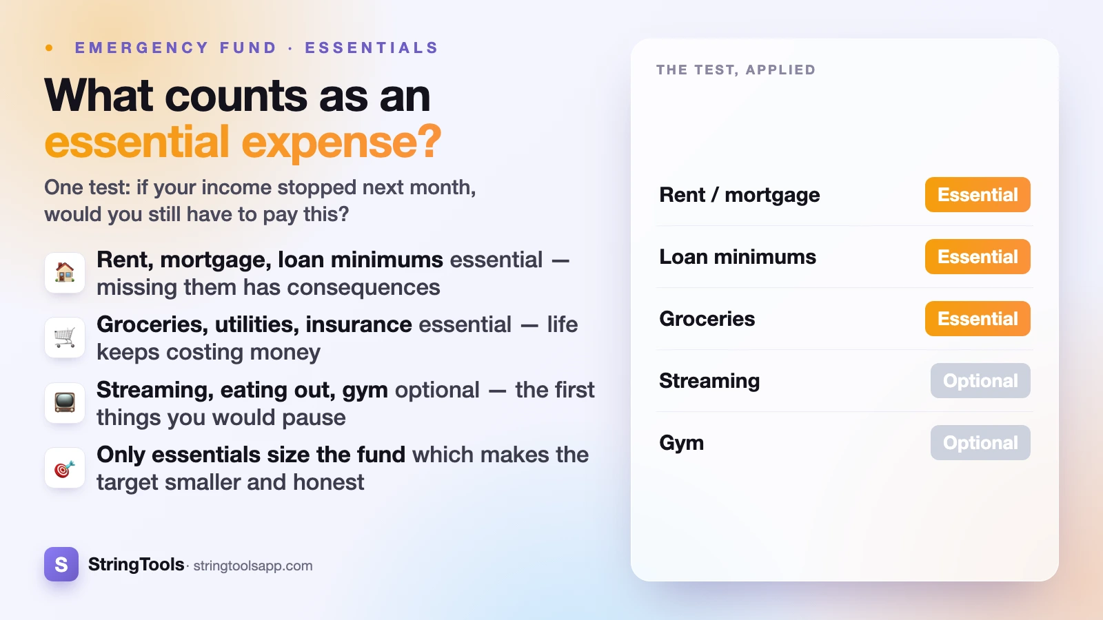 What Counts as an Essential Expense? The Emergency Fund List — cover