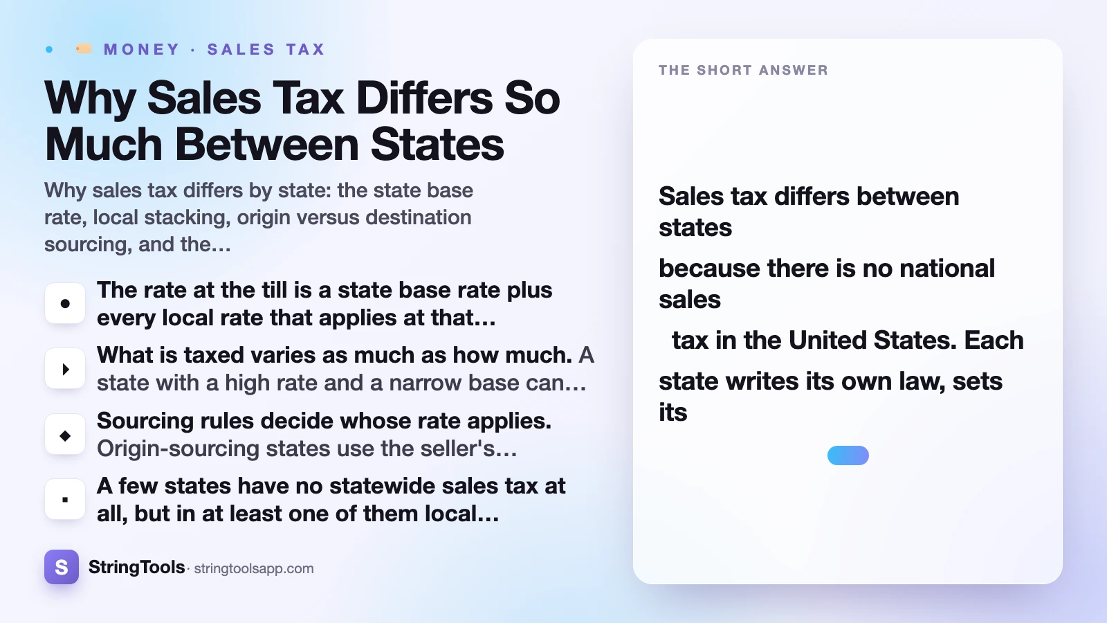 Why Sales Tax Differs So Much Between States — cover